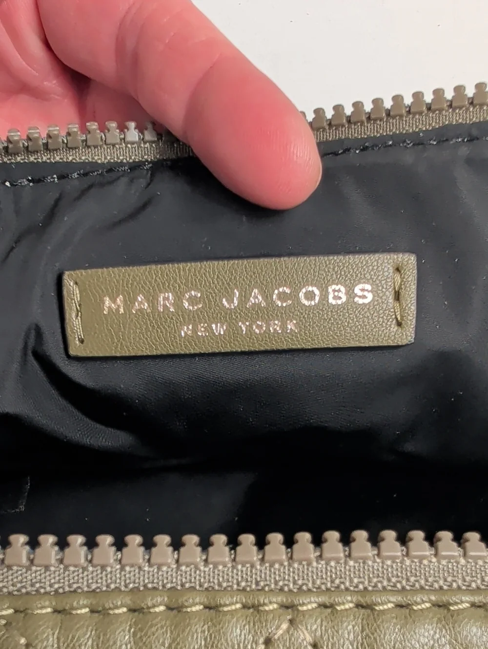 NWOT Marc Jacobs Quilted Leather Cosmetic Bag
